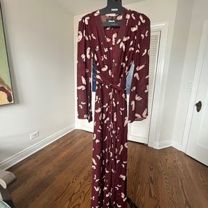 Reformation butterfly print  jumpsuit